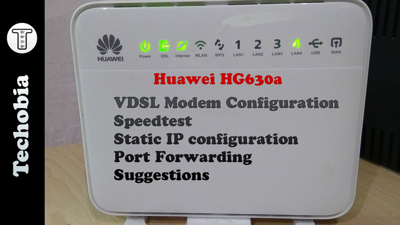 Airtel VDSL Huawei HG 630